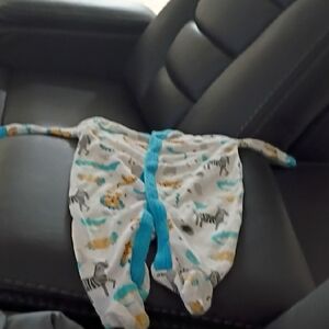 Kids Animal Print Onesie - Blue and White